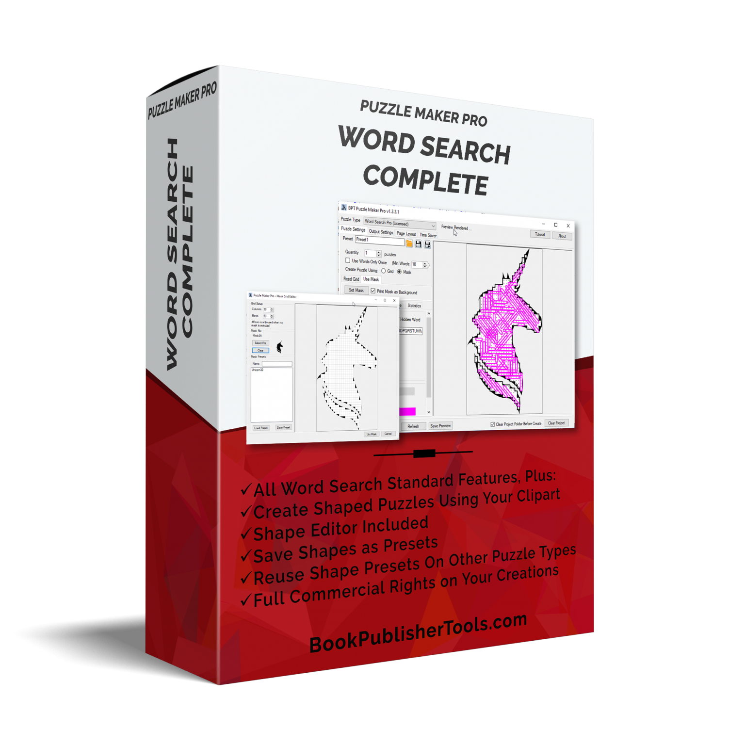 Puzzle Maker Pro Word Search Complete BookPublisherTools