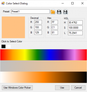 BookPublisherTools Color Picker